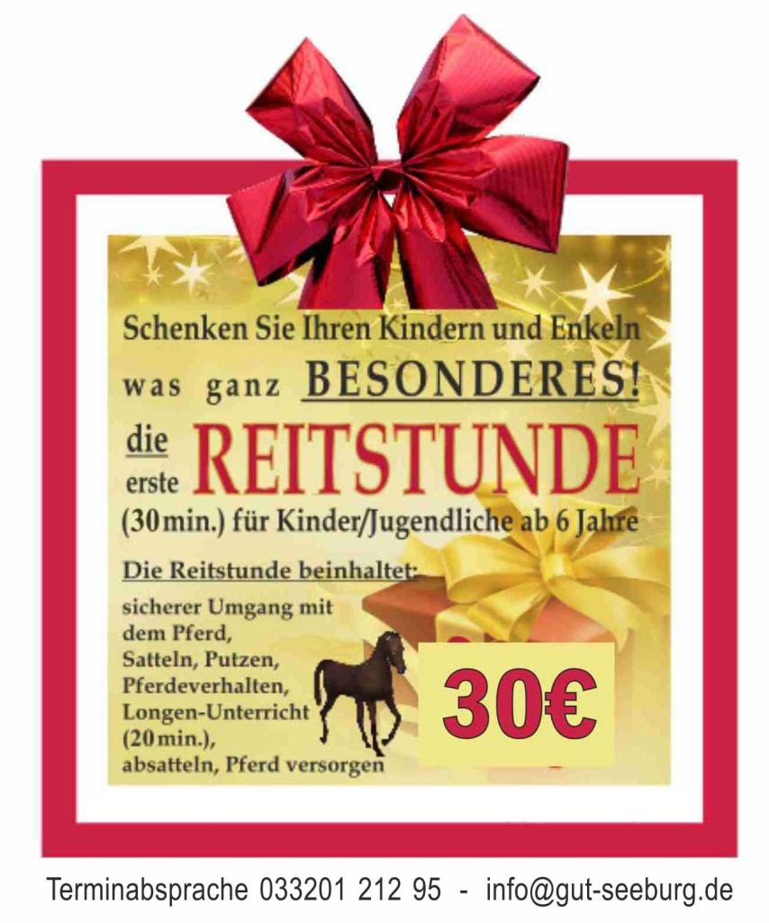 Gutschein Reitschule