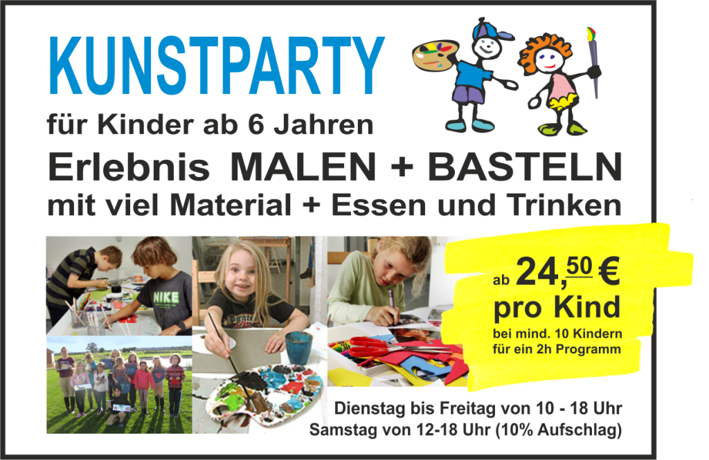 Kinder-Geburtstag Kunst