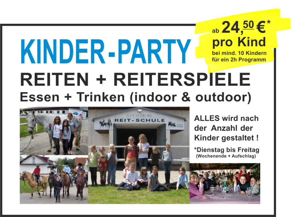 Kinder-Geburtstag Reiten