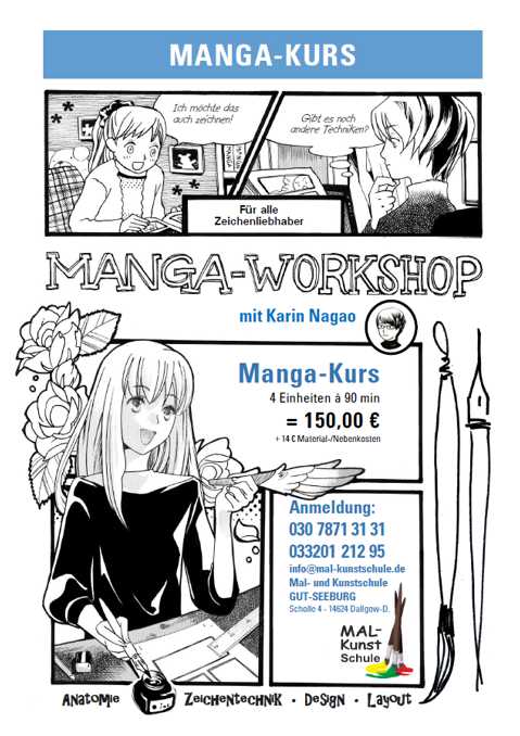 Manga-Kurs 2023 neu